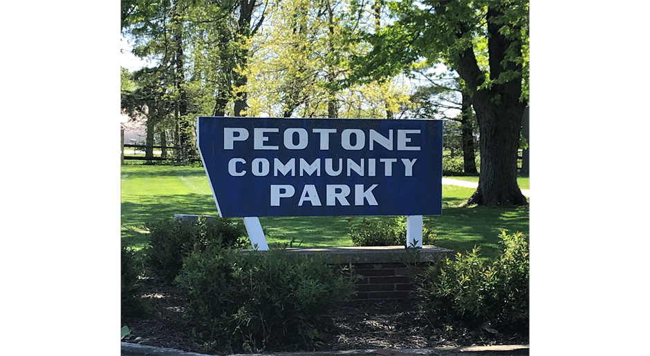 Peotone Park Sign