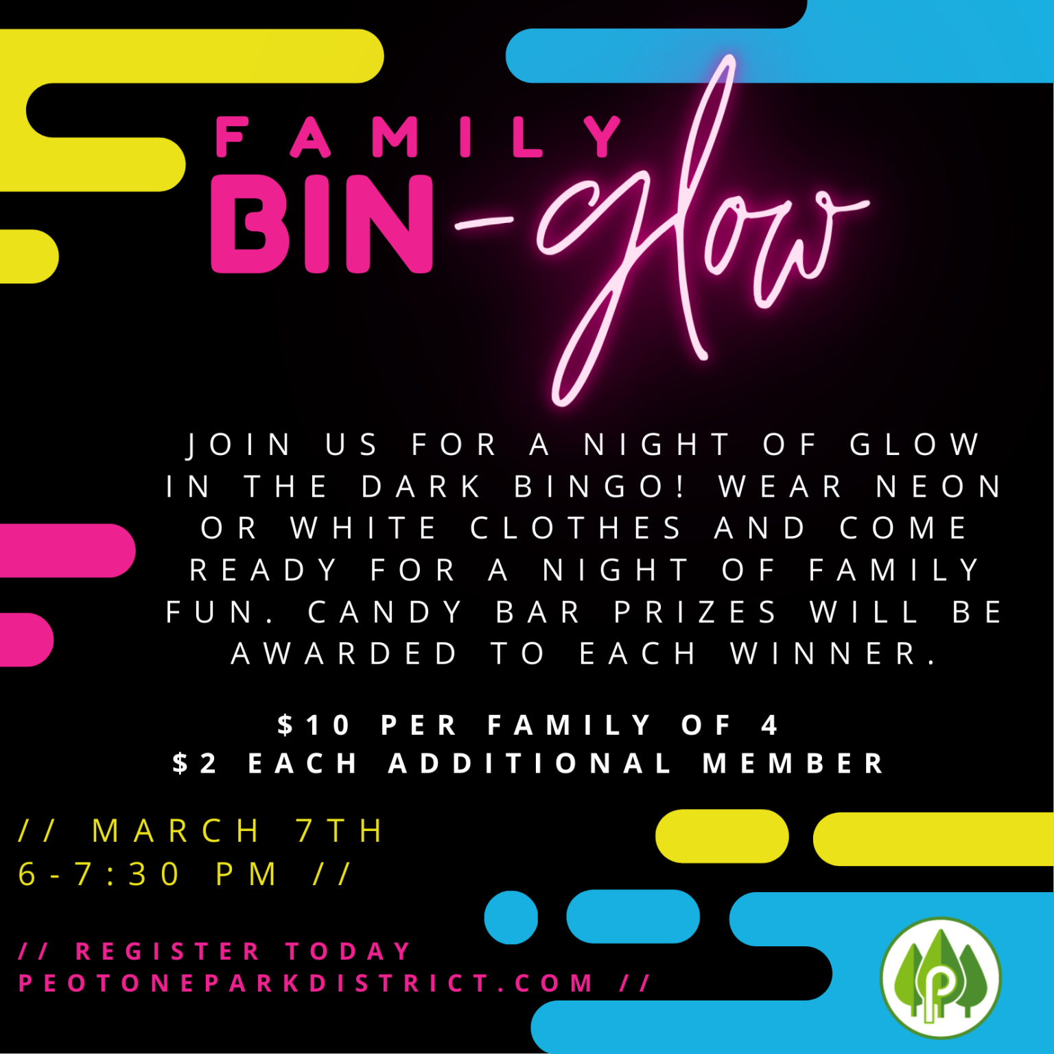 Family BIN-GLOW - Peotone Park District