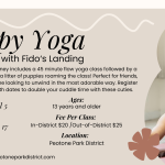 Puppy Yoga Fundraiser with Fido's Landing